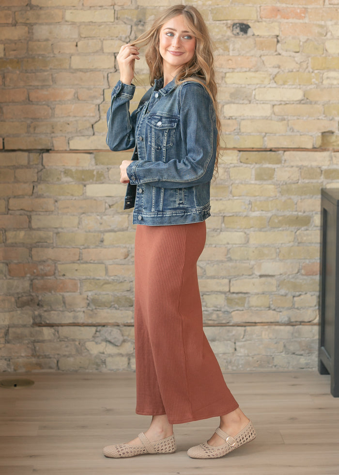 LIVERPOOL® Classic Dark Wash Jean Jacket FF Layering Essentials