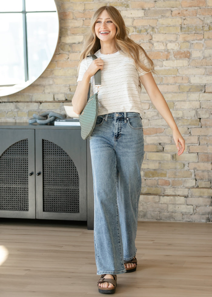 Liverpool Los Angeles® Stride Wide Leg Jeans FF Pants