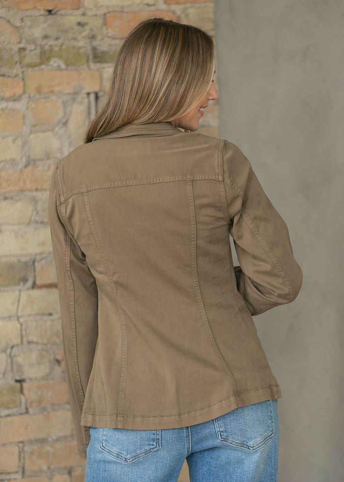 LIVERPOOL® Oak Brown Everyday Blazer FF Layering Essentials