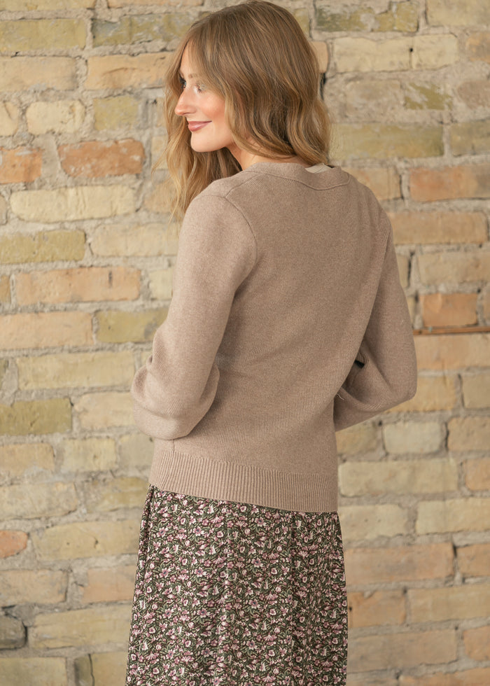 Long Sleeve Button Front Cardigan FF Layering Essentials