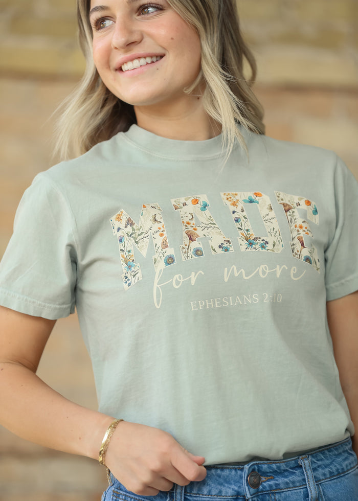 Made For More Floral Graphic T-Shirt FF Tops