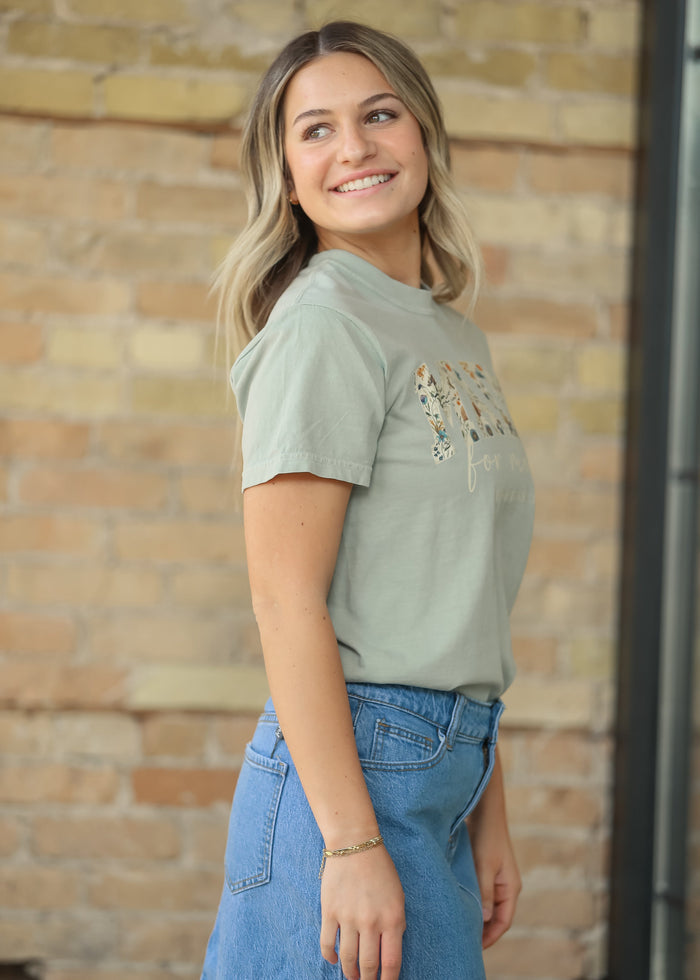 Made For More Floral Graphic T-Shirt FF Tops