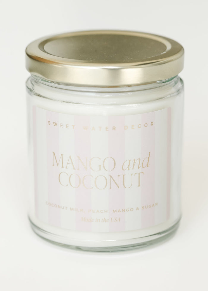 Mango and Coconut 9 oz Soy Candle FF Home + Lifestyle