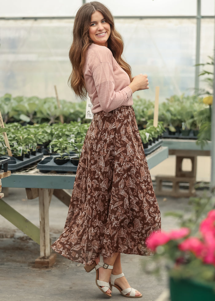 Mauve Lightweight V Neck Cardigan FF Layering Essentials