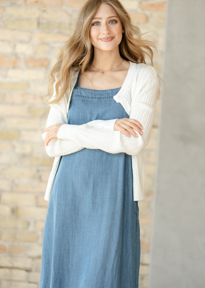 Lightweight Tencel Tank Maxi Dress FF Dresses