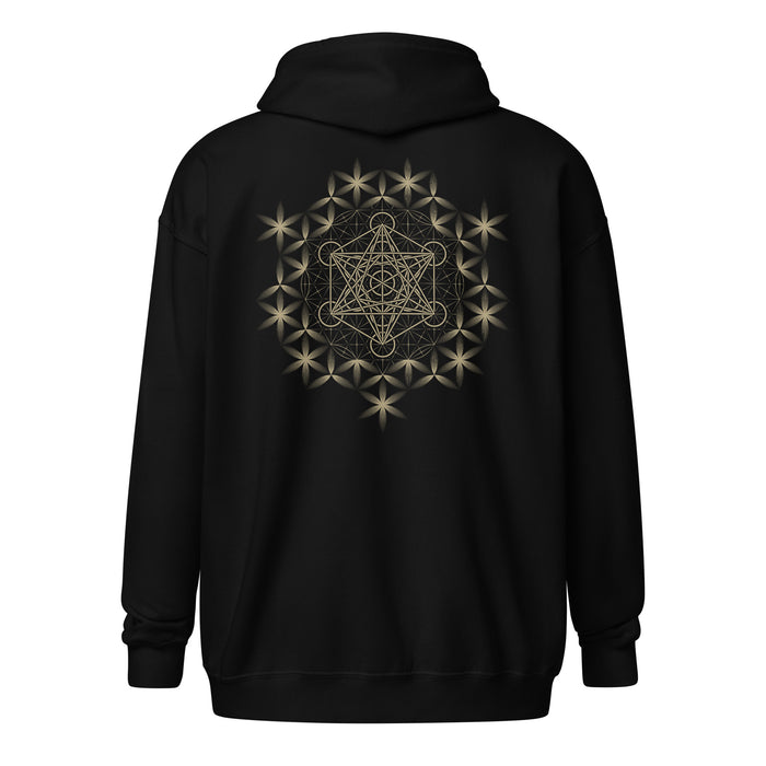 Metatron's Cube Hoodie Choice of Colors — Image 3 by Symbolika