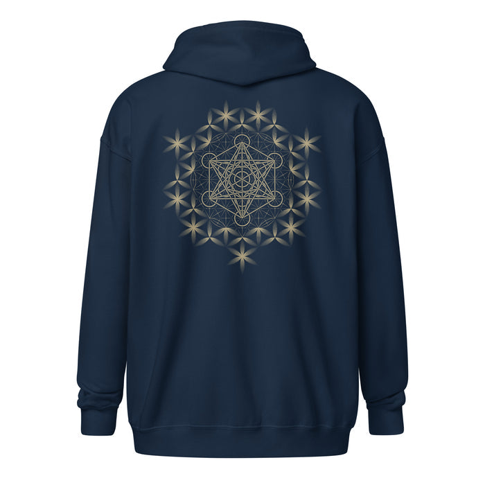 Metatron's Cube Hoodie Choice of Colors — Image 5 by Symbolika