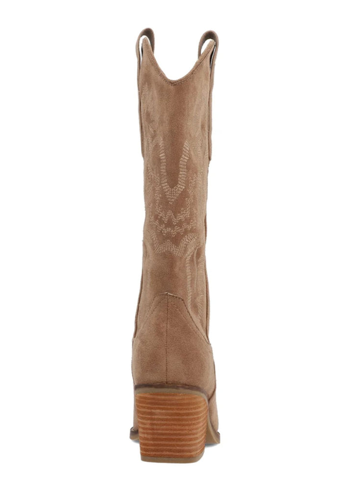 MIA™ Crosley Vegan Suede Boot Shoes