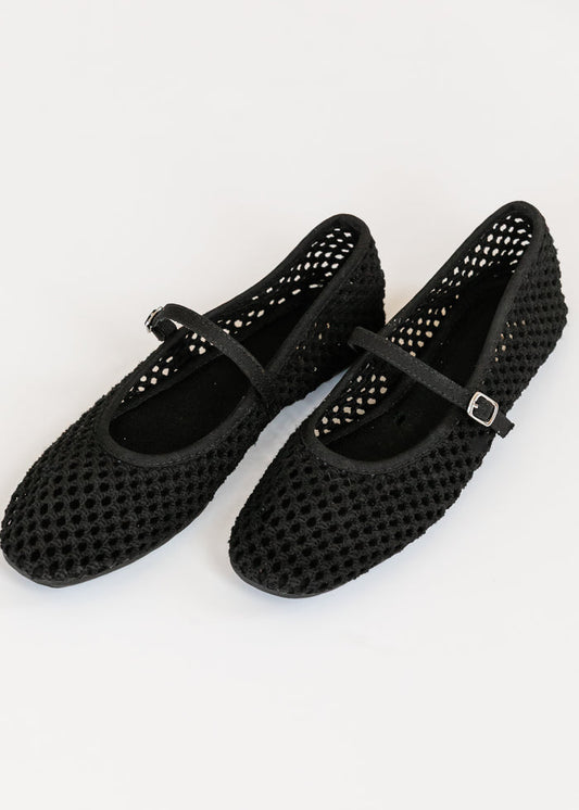 MIA™ Women's Black Kora Flats Shoes 6