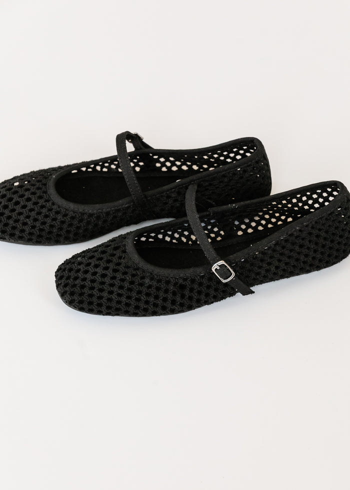 MIA™ Women's Black Kora Flats Shoes