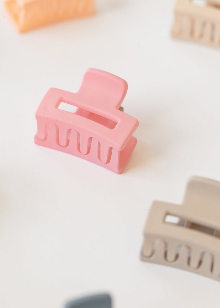 Mini Rectangle Claw Clip Set - 10 pcs Accessory