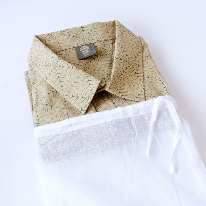 Molekula Half Sleeve Button Up Shirt - symbolika