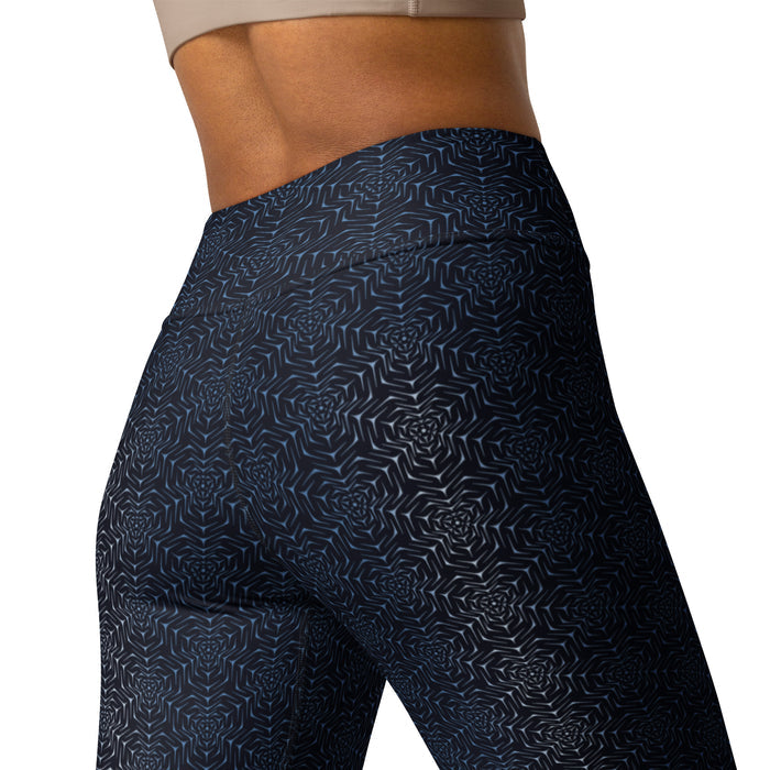 Molekula Yoga Leggings - Hexagonal Network Pattern - symbolika