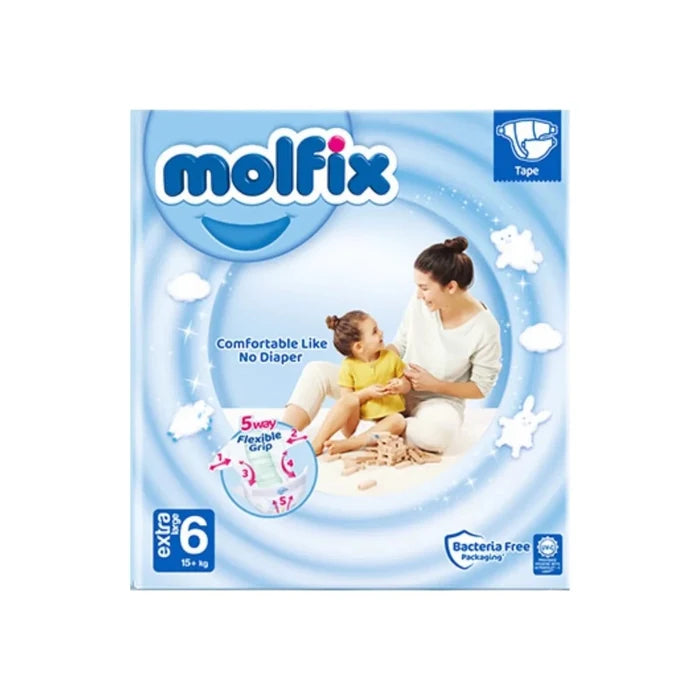Molfix Extra Large Size 6 Nappy Pants - 38 nappies - ebebek
