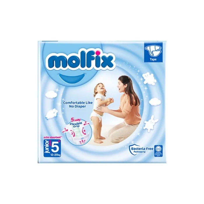 Molfix Junior Plus Size 5+ Nappy Pants - 44 nappies - ebebek