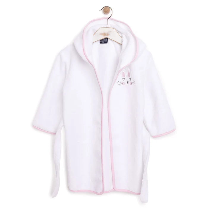 Mollia Girl Baby Bathrobe - White - ebebek - Black Friday