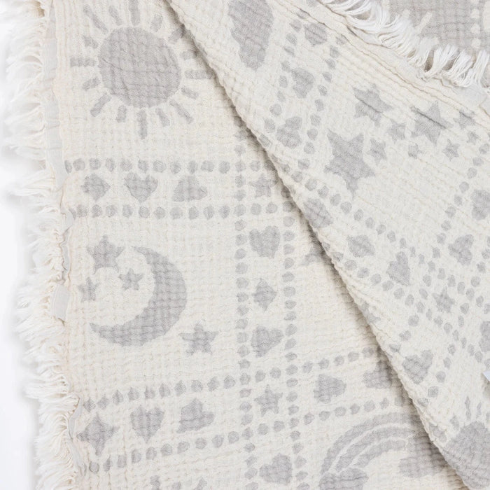 Mollia Unisex Muslin Blanket - Grey Grey - ebebek