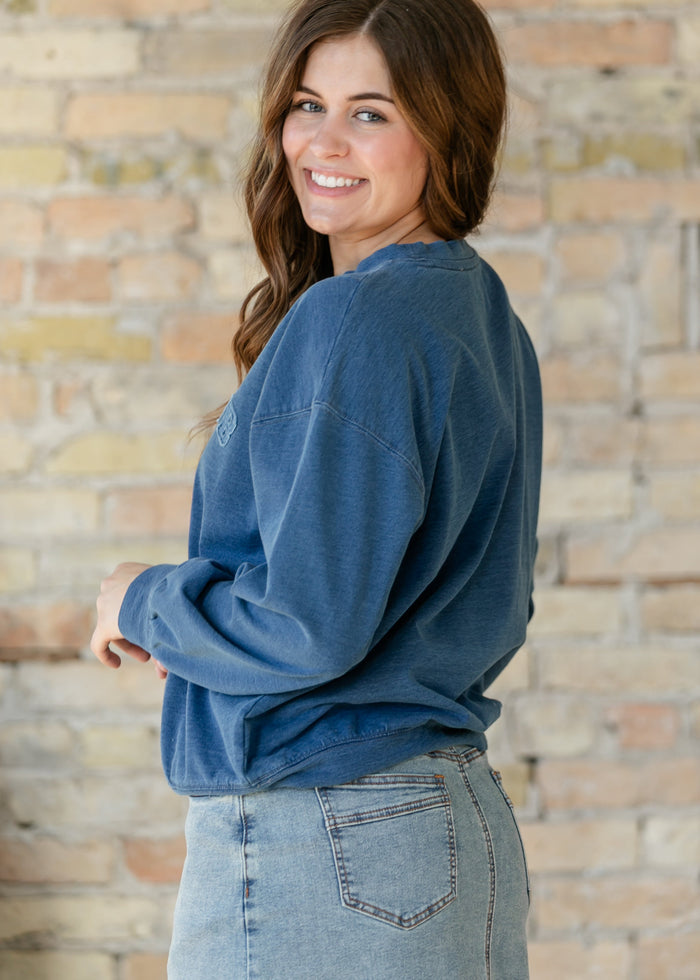 Mom Club Crewneck Knit Top FF Tops