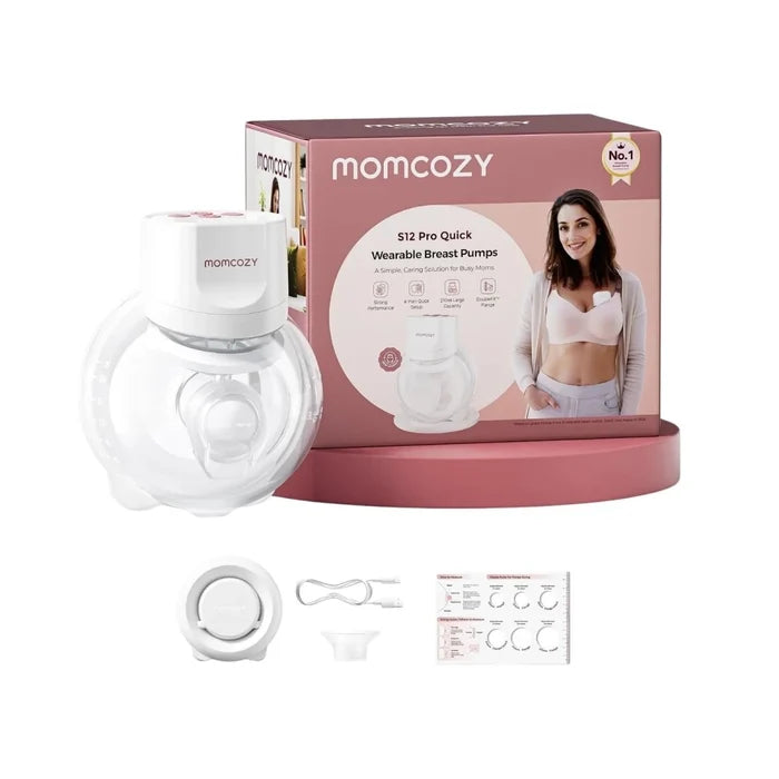 Momcozy S12 Pro+ Wearable Electric Breast Pump Single - White - ebebek