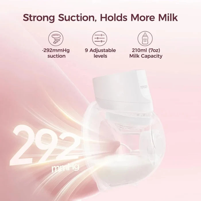 Momcozy S12 Pro+ Wearable Electric Breast Pump Single - White - ebebek