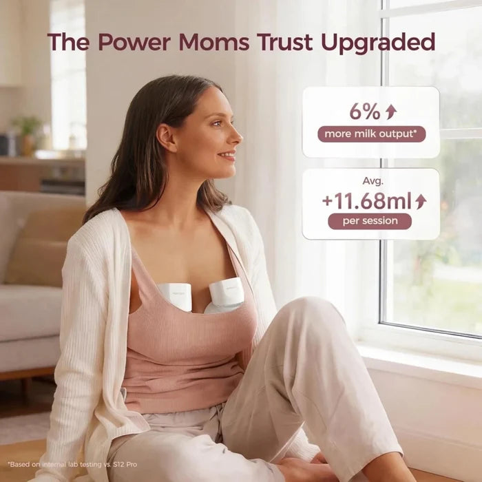 Momcozy S12 Pro+ Wearable Electric Breast Pump Single - White - ebebek