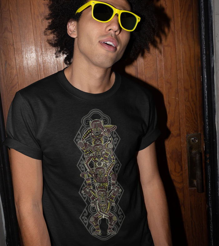 Monkey 4 Monkey T-Shirt Choice of Colors — visionary art by Symbolika