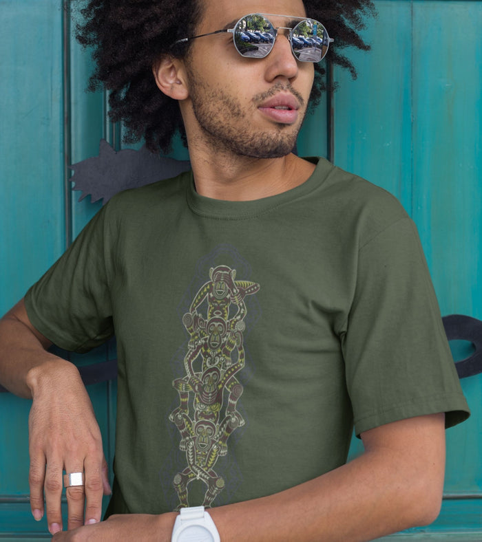 Monkey 4 Monkey T-Shirt Choice of Colors — Image 5 by Symbolika