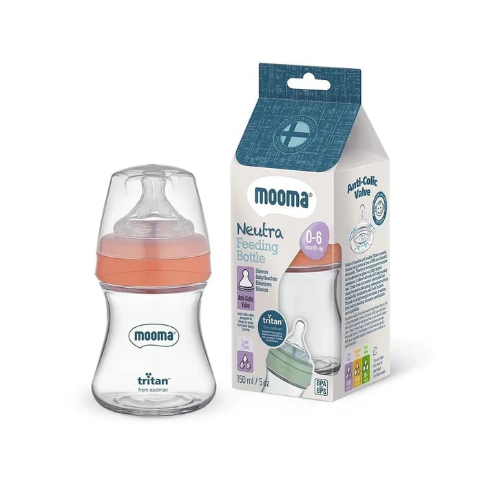 Mooma Neutra Tritan Bottle Slow Flow 0 - 6 months 150ml - Coral Pink - ebebek - Christmas