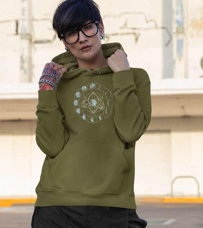 Moon Time Hoodie Choice of Colors — Image 3 by Symbolika