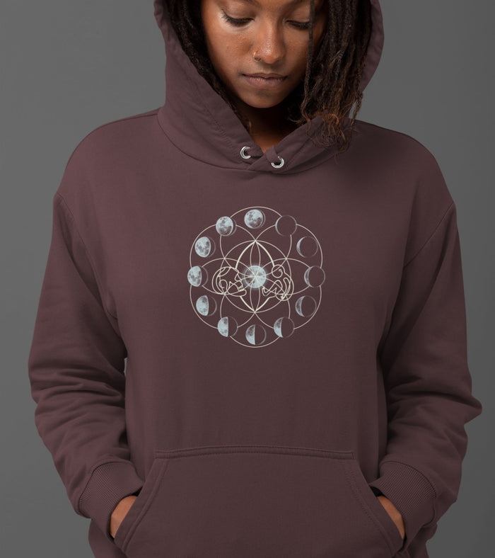 Moon Time Hoodie Choice of Colors — Image 4 by Symbolika