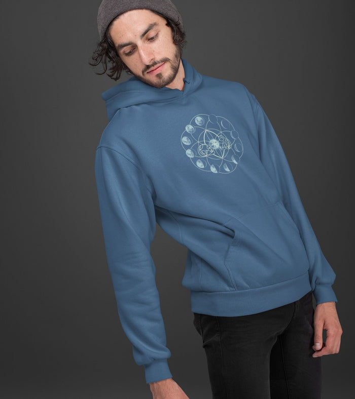 Moon Time Hoodie Choice of Colors — Image 5 by Symbolika