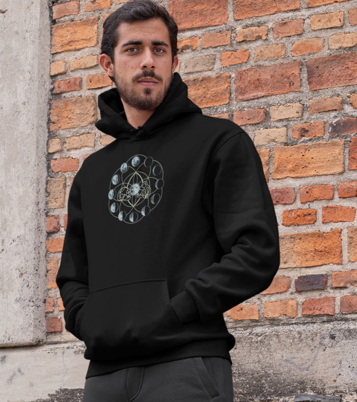 Moon Time Hoodie Choice of Colors — Image 6 by Symbolika