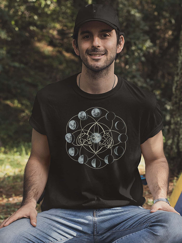 Moon Time T-Shirt Choice of Colors — visionary art by Symbolika