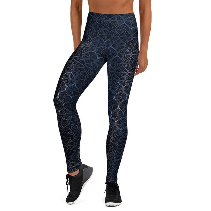 Moonlight Butterfly Morph Yoga Leggings - Wing Transformation - symbolika