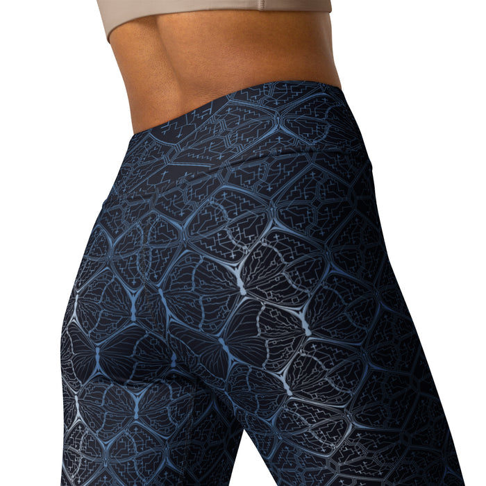 Moonlight Butterfly Morph Yoga Leggings - Wing Transformation - symbolika