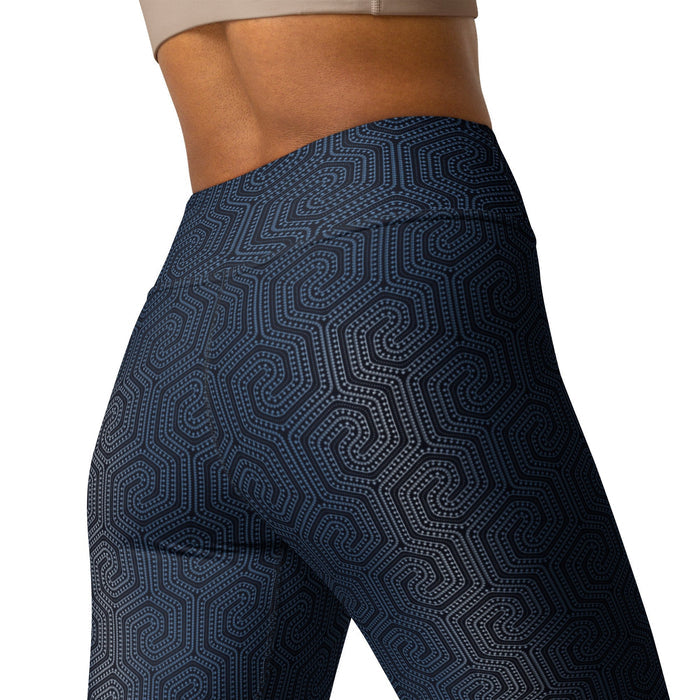 Morcels Dense Tessellation Yoga Leggings - Modular Geometry - symbolika