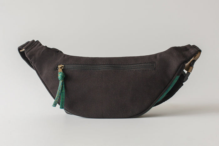 Morcels Gradient Fanny Pack - Emerald Psychedelic Mushroom Design