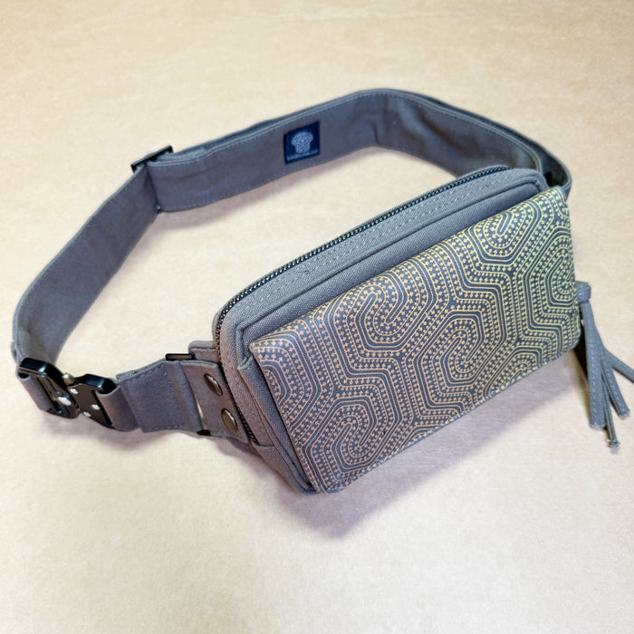 Morcels Gradient Waist Bag — Magnetic Lid & Tactical Buckle Waist Bag - Front View by Symbolika