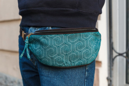 Morcels Mono Fanny Pack - Emerald | Sacred Geometry Belt Bag
