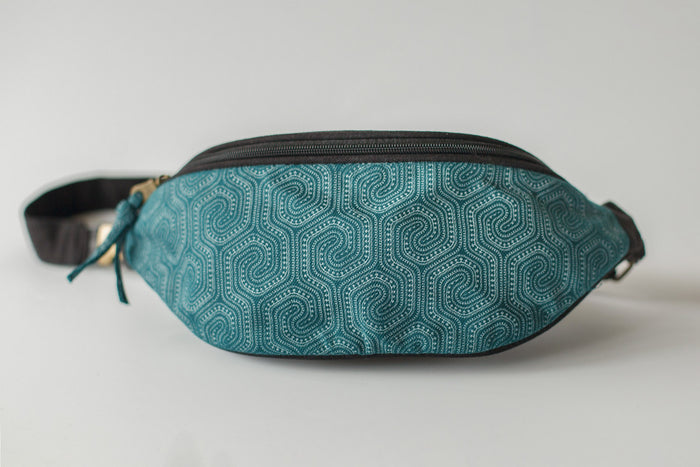 Morcels Mono Fanny Pack - Emerald | Sacred Geometry Belt Bag