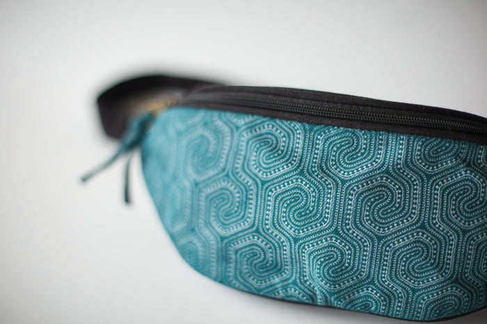 Morcels Mono Fanny Pack - Emerald | Sacred Geometry Belt Bag