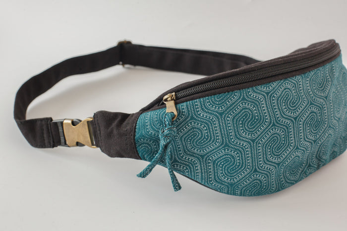 Morcels Mono Fanny Pack - Emerald | Sacred Geometry Belt Bag