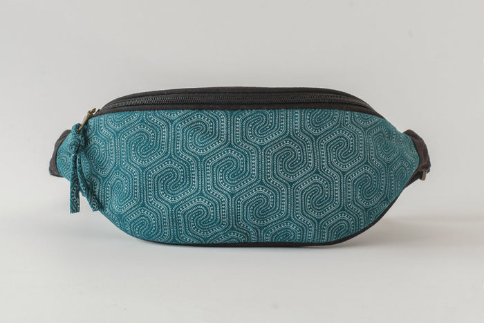 Morcels Mono Fanny Pack - Emerald | Sacred Geometry Belt Bag