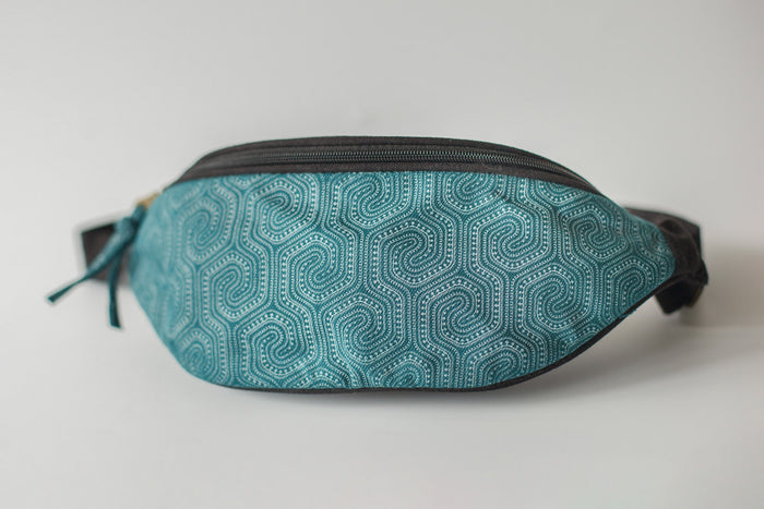Morcels Mono Fanny Pack - Emerald | Sacred Geometry Belt Bag