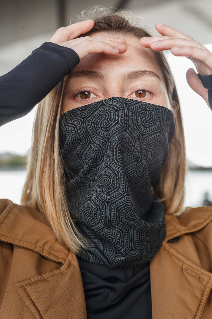 Morcels Mono Neck Gaiter - Black