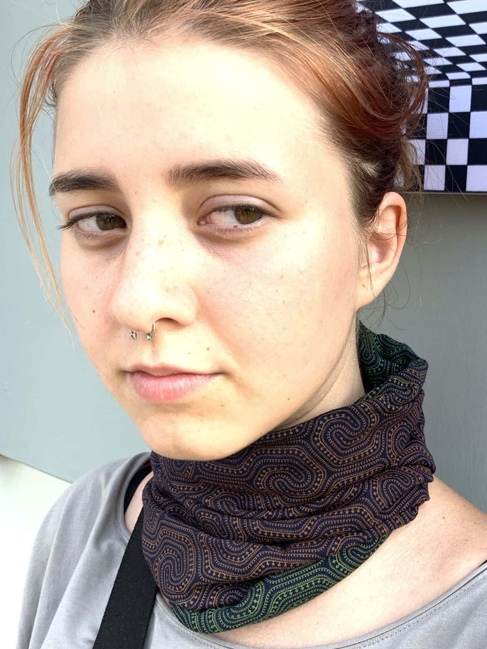 Morecels Gradient Neck Warmer and Dust Mask - symbolika