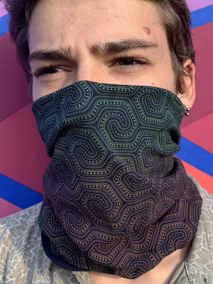 Morecels Gradient Neck Warmer and Dust Mask - symbolika