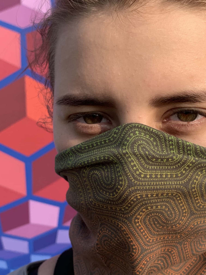 Morecels Gradient Neck Warmer and Dust Mask - symbolika