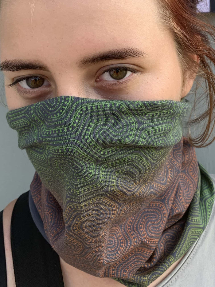 Morecels Gradient Neck Warmer and Dust Mask - symbolika