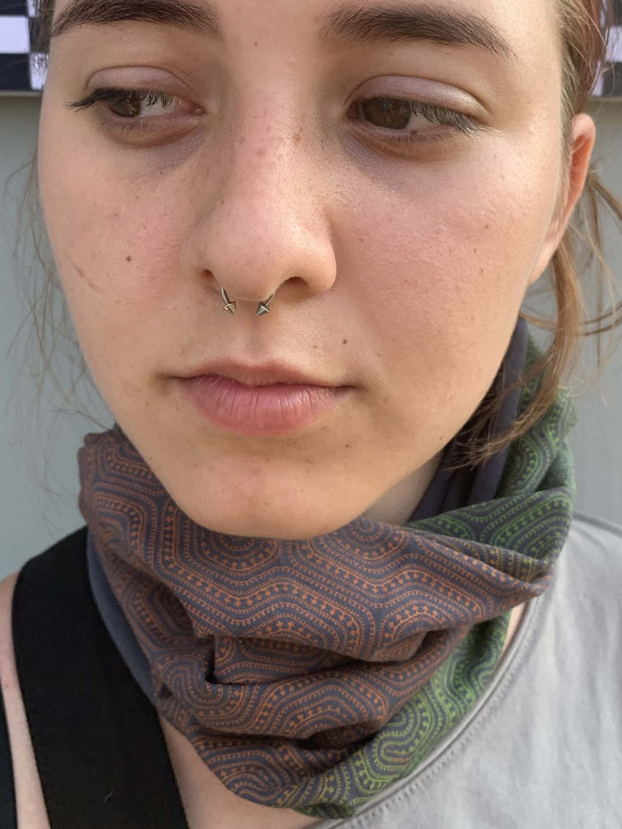 Morecels Gradient Neck Warmer and Dust Mask - symbolika